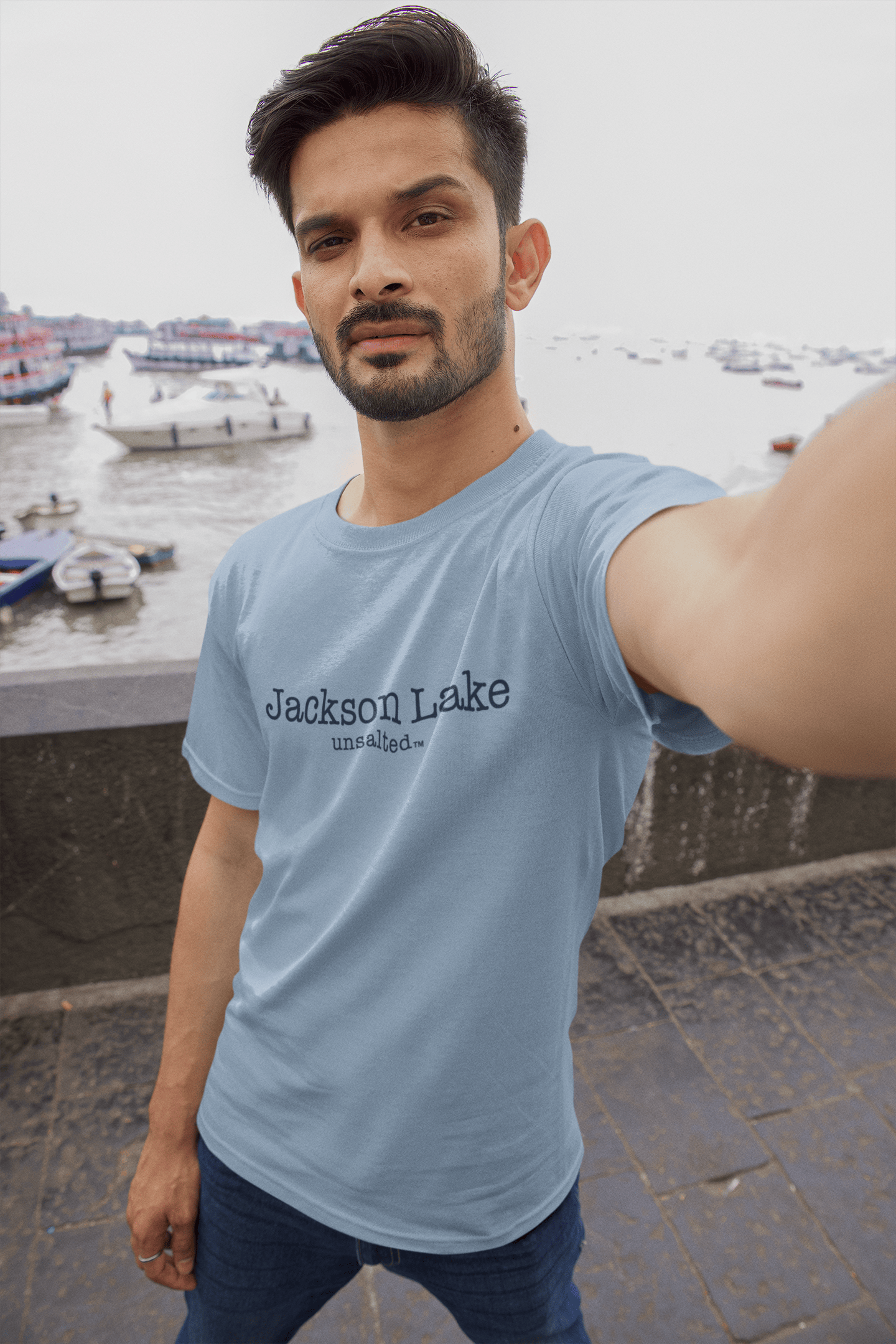 Heather Baby Blue: Model 2
